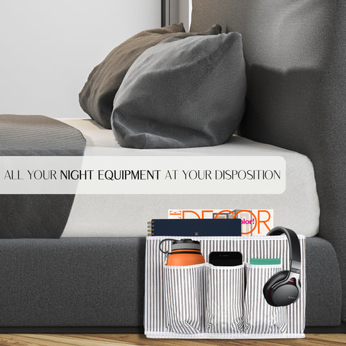 EDNA HOME Bedside Storage Organizer